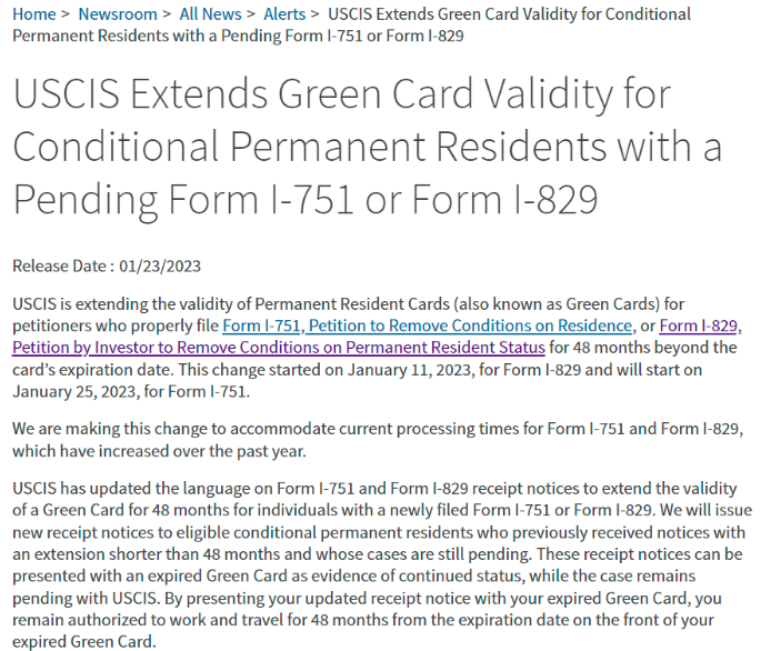 EB5申请人注意：I-829申请延期信延长至48个月