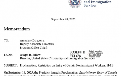 10万美金H1B申请费？官方紧急辟谣：移民局、CBP、白宫最新声明一览